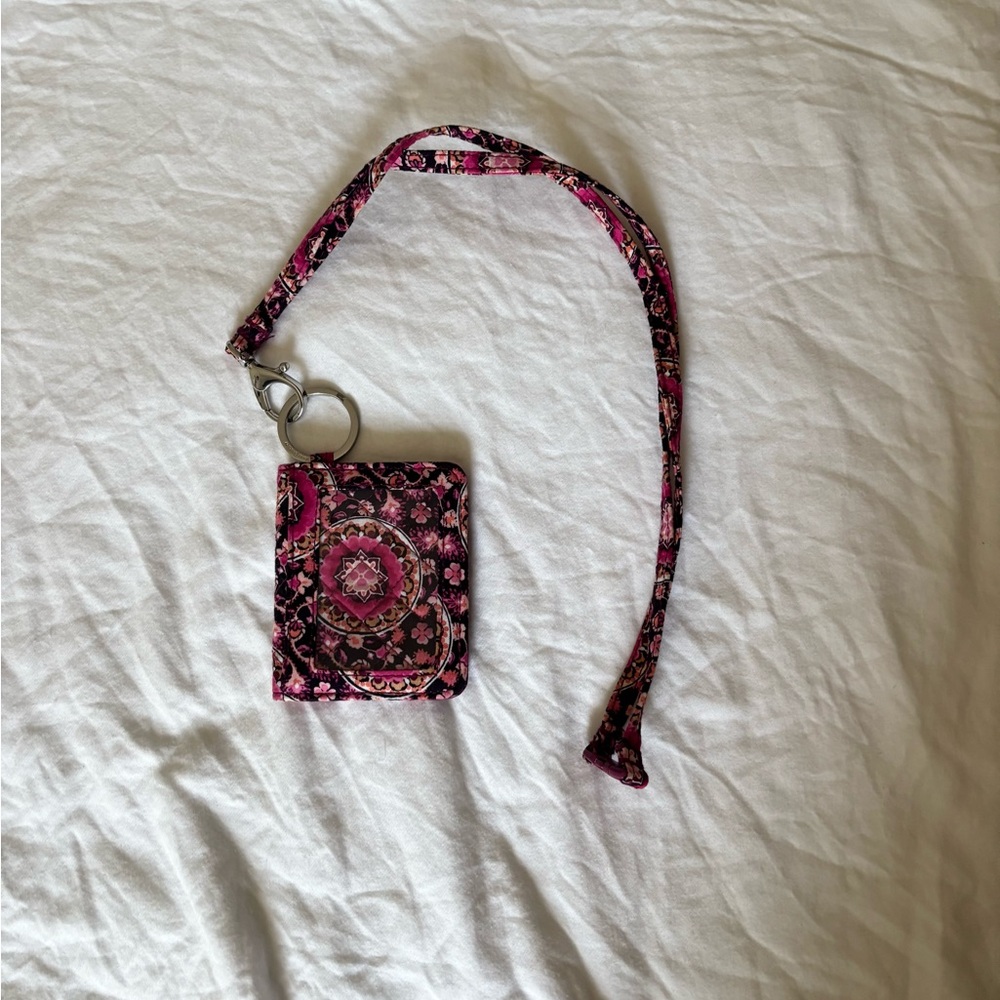 Pink Vera Bradley Wristlet